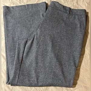 Worthington Women’s Wide Legs Dress Pants Modern Fit Gray Zipper Pockets Sz 20W